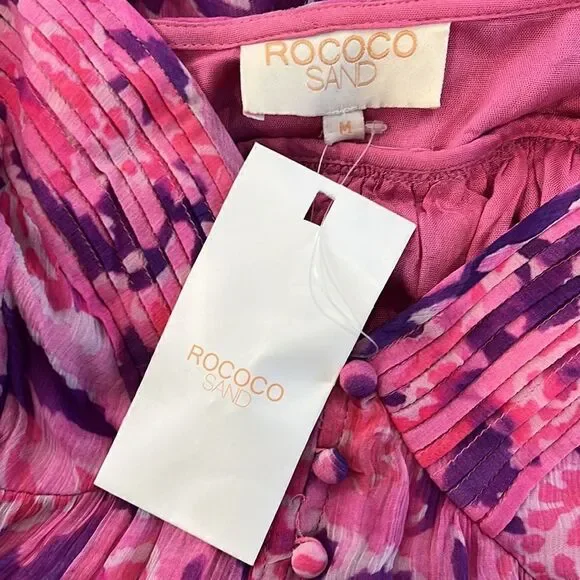 NWT ROCOCO SAND Lei Maxi Dress in Bubblegum Medium Revolve - Picture 12 of 14